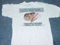 CHEERLEADING I Love This Game Large T Shirt  