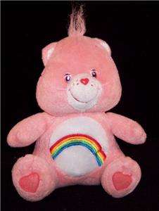 Care Bear Plush Stuffed Cheer Rainbow Baby 7 Pink Toy  