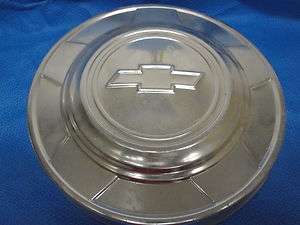 CHEVY CHEVROLET DOG DISH PICKUP TRUCK HUBCAPS 1970 1980S 1/2 TON OEM 
