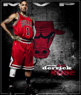 Derrick Rose Chicago Bulls NBA MVP Star 16 Poster 42  