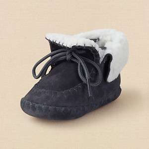 NWT CHILDRENS PLACE Infant Boys Lil Trapper Moccasin Crib Shoes 