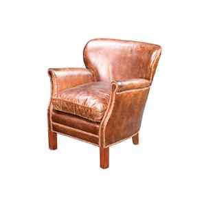 Professor Occasional Chair Cigar vintage leather CCAR 50 Special order 