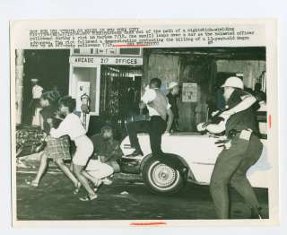 HARLEM RIOTS 1964 NYPD killing photo african american  