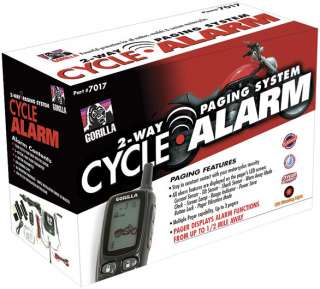   Automotive 7017 Motorcycle Alarm with 2 Way Paging System Automotive