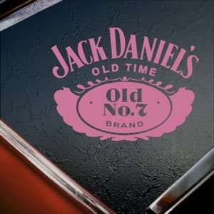  JACK DANIEL Pink Decal Car Truck Bumper Window Pink 