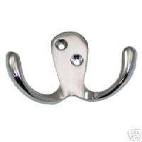 Polished Chrome Solid Brass Clothes Closet Robe Hook  