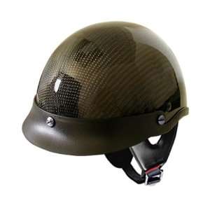  Carbon Fiber Helmets   Half Helmet DOT 100 Carbon Fiber 