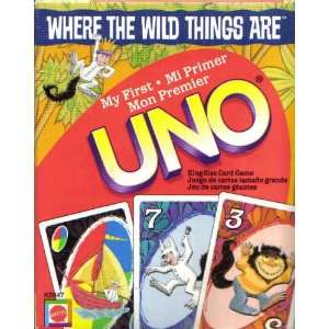    My First Uno Where the Wild Things Are Card Game Toys & Games