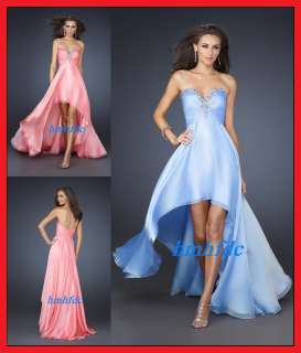  Beaded Wedding Bridesmaid Evening Prom Party Cocktail Dresses  