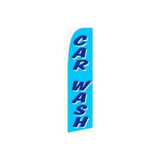  Car Wash Swooper Feather Flag Blue