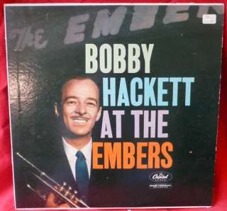 BOBBY HACKETT at the embers LP VINYL JAZZ t1077 nm nm  