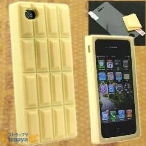   iPhone 4 Chocolate Case (White Chocolate) Cell Phones & Accessories