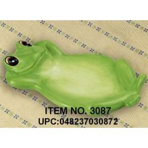  Green Frog Ceramic Spoon Rest