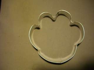 NEW DOG PAW METAL/TIN COOKIE CUTTER CUTTERS  