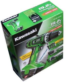 New Kawasaki 19.2 Volt Cordless Power Drill Driver  