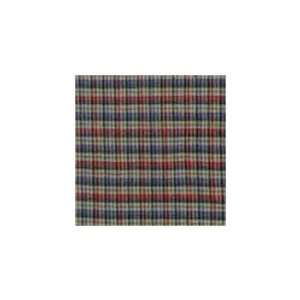    Tan and Blue Plaid Red Pink Line Window Curtain