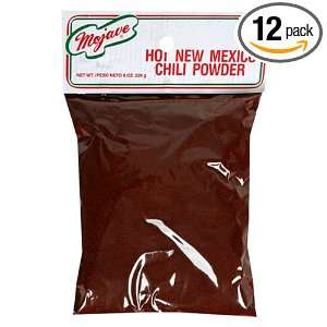 Mojave Hot N Mexican Chili Powder, 8 Ounce Bags (Pack of 12)  