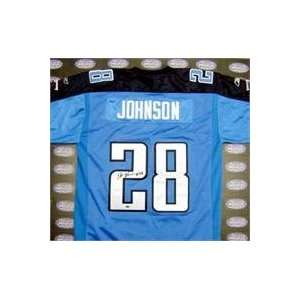  Chris Johnson autographed Tennessee Titans Football Jersey 