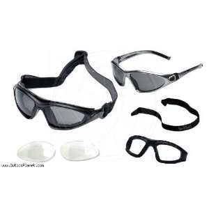   Body Specs BS Twin Chrome Silver Goggle Sunglasses