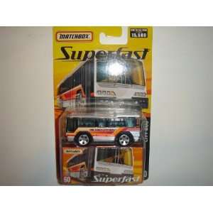 2005 Matchbox Superfast City Bus White #60 Toys & Games