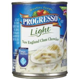 Progresso Light New England Clam Chowder, 18.5 oz, 12 pk  