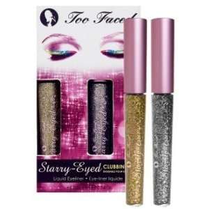 Too Faced Starry Eyed Clubbing Kit    2 Liquid Eyeliner Silver Lining 