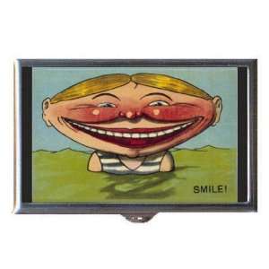  SMILE OLD POSTCARD GREAT IMAGE Coin, Mint or Pill Box 