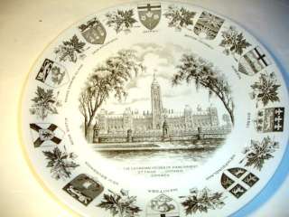 Old WOOD & SONS Decorative Plate CANADA PARLIAMENT  