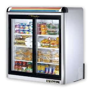 Countertop Glass Door Merchandiser, Commercial Refrigerator, 2 Door, 9 