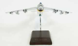   DESK TOP DISPLAY MODEL AIRPLANE WITH WALNUT AND METAL STAND AND