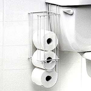 Side Tank Toilet Paper Holder   Steel 4 Roll Dispenser 063013631647 