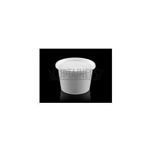  16 OZ White Deli Container with White Lid 250 CT Kitchen 