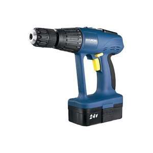   24 Volt Cordless Hammer Drill with 2 Batteries & LCD