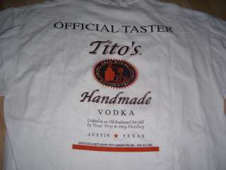   VODKA AUSTIN, TEXAS FIRST & ONLY DISTILLERY COOL T SHIRT LARGE  