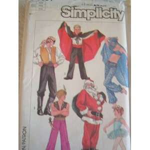   , BOYS AND GIRLS COSTUMES SIZE SMALL SIMPLICITY SEWING PATTERN #7651