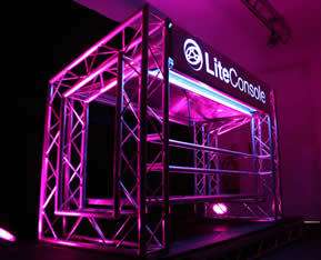 Litestructures LiteConsole DJ deck stand booth truss  