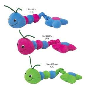 Puppy INCH A LONG WORM Stretch Canine Squeaker Toy Pet Pup Toys Soft 