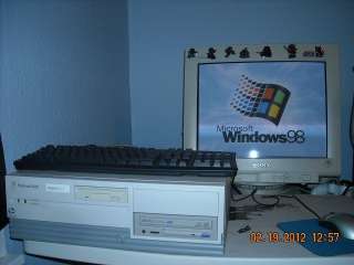 Windows 98 Dos Packard Bell Legend 406CD Pentium 75 mhz Creative Vibra 