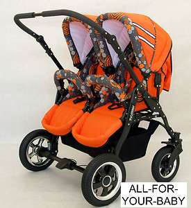   TWINS FREESTYLE COOL DOUBLE BABY PUSHCHAIR /BUGGY/ STROLLER  