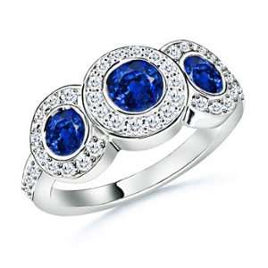  The Crown Ring, Beautiful Sapphire Ring Jewelry