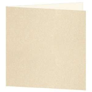  6 1/4 Blank Square Folder   Crystal Vanilla Sorbet (50 