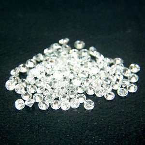  Round 2.25mm AA Cubic Zirconia White CZ Stone Lot of 25 