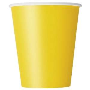  14 Sunflower Yellow 9 Oz. Paper Cups Case Pack 108