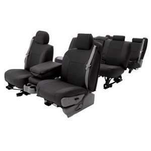 Leather Custom Fit Seat Covers   GENUINE LEATHER BLACK, Rear Row Seats 