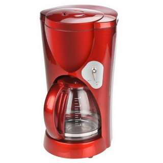 NEW Kalorik Candy Apple Red 10 Cup Coffee Maker CM33030 CAR  