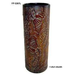  20 Metal Tall Round Cylinder Vase