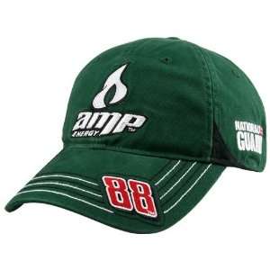  Dale Earnhardt Jr. Green Pit Cap 2 Adjustable Hat Sports 
