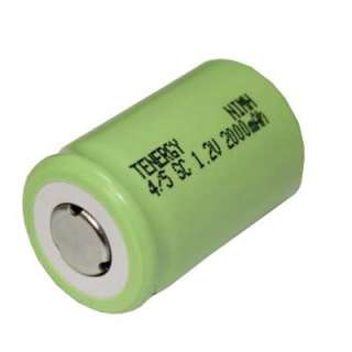 SubC Rechargeable Battery NiMH 1.2V Flat Top Cell  