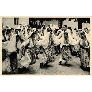  1943 Vrlika Croatia Circle Dance Traditional Dress Town 