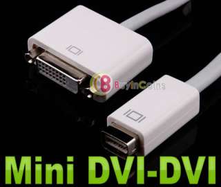 Mini DVI to DVI Monitor Adapter Video Cable 4 Apple Mac  